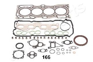 Комплект прокладок, двигатель JAPANPARTS KM-166