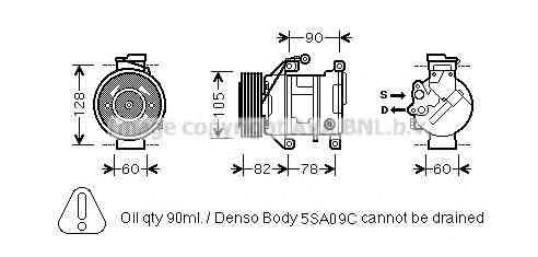 Компрессор, кондиционер AVA QUALITY COOLING BWK316