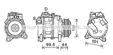 Компрессор, кондиционер AVA QUALITY COOLING BWK492