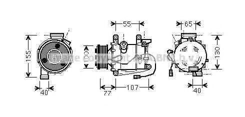 Компрессор, кондиционер AVA QUALITY COOLING HDAK232