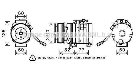 Компрессор, кондиционер AVA QUALITY COOLING SUK101