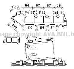 Интеркулер AVA QUALITY COOLING VW4357