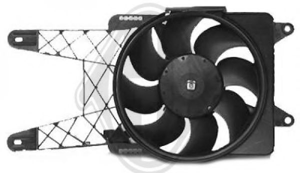 Вентилятор, охлаждение двигателя DIEDERICHS 3433101