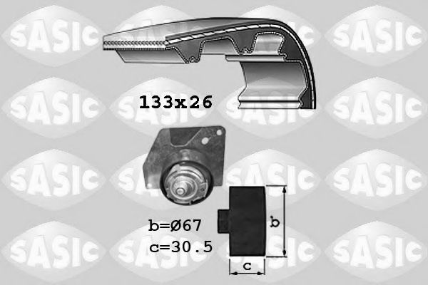 Комплект ремня ГРМ SASIC 1754025