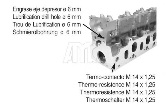 Головка цилиндра AMC 908098