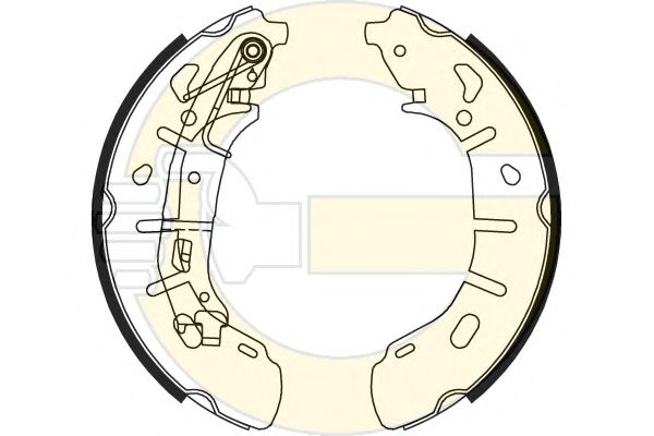 Комплект тормозных колодок GIRLING 5187999