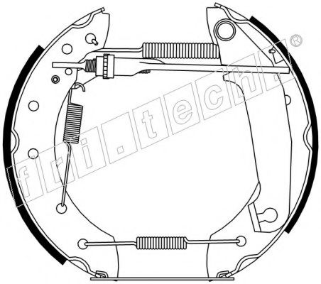 Комплект тормозных колодок fri.tech. 16206