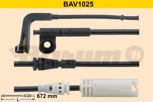 Сигнализатор, износ тормозных колодок BARUM BAV1025