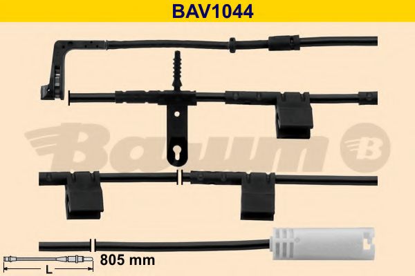 Сигнализатор, износ тормозных колодок BARUM BAV1044