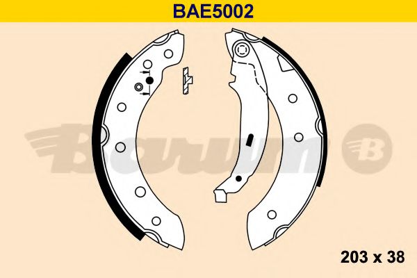 Комплект тормозных колодок BARUM BAE5002