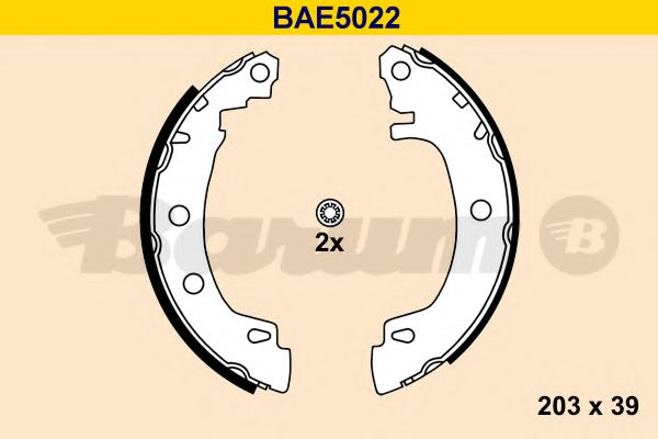 Комплект тормозных колодок BARUM BAE5022