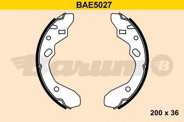 Комплект тормозных колодок BARUM BAE5027