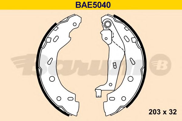 Комплект тормозных колодок BARUM BAE5040