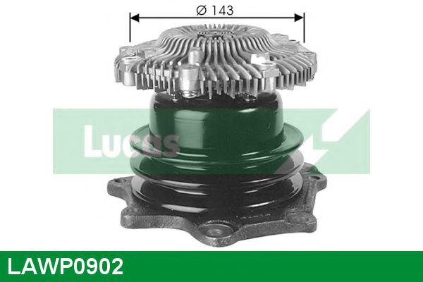 Водяной насос LUCAS ENGINE DRIVE LAWP0902