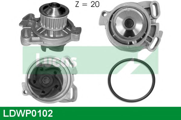 Водяной насос LUCAS ENGINE DRIVE LDWP0102