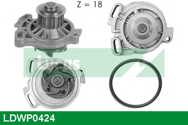 Водяной насос LUCAS ENGINE DRIVE LDWP0424