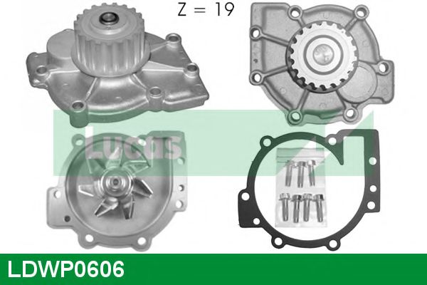 Водяной насос LUCAS ENGINE DRIVE LDWP0606