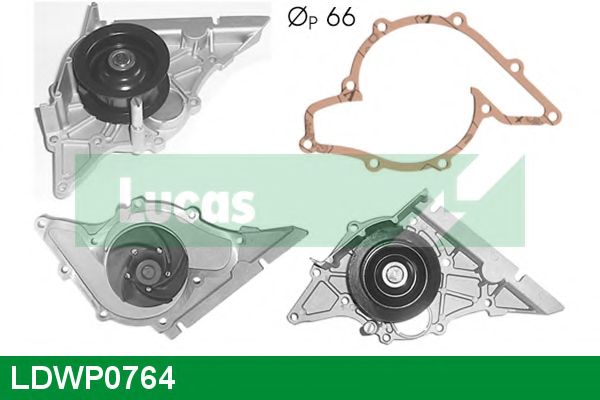 Водяной насос LUCAS ENGINE DRIVE LDWP0764