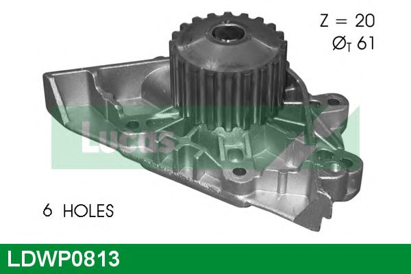 Водяной насос LUCAS ENGINE DRIVE LDWP0813