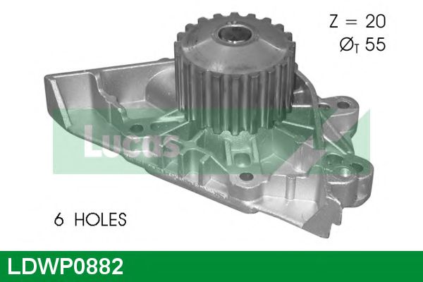 Водяной насос LUCAS ENGINE DRIVE LDWP0882