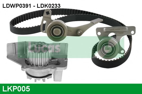 Водяной насос + комплект зубчатого ремня LUCAS ENGINE DRIVE LKP005