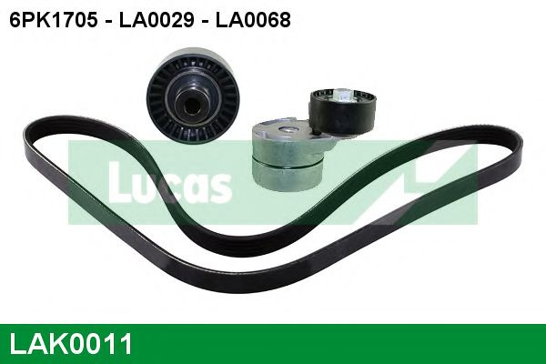 Поликлиновой ременный комплект LUCAS ENGINE DRIVE LAK0011