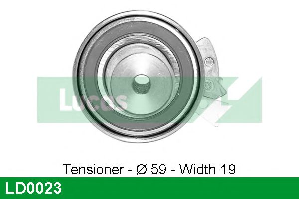 Натяжной ролик, ремень ГРМ LUCAS ENGINE DRIVE LD0023