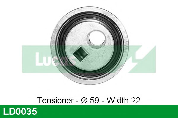Натяжной ролик, ремень ГРМ LUCAS ENGINE DRIVE LD0035
