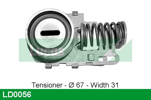 Натяжной ролик, ремень ГРМ LUCAS ENGINE DRIVE LD0056