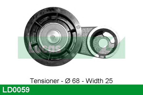 Натяжной ролик, ремень ГРМ LUCAS ENGINE DRIVE LD0059