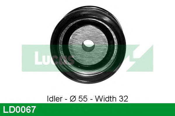 Натяжной ролик, ремень ГРМ LUCAS ENGINE DRIVE LD0067