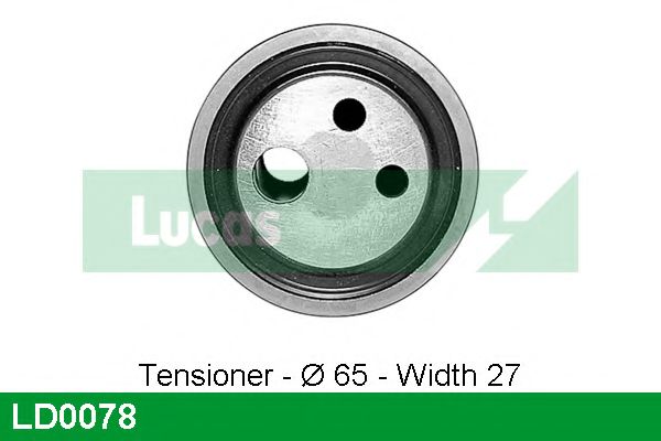 Натяжной ролик, ремень ГРМ LUCAS ENGINE DRIVE LD0078