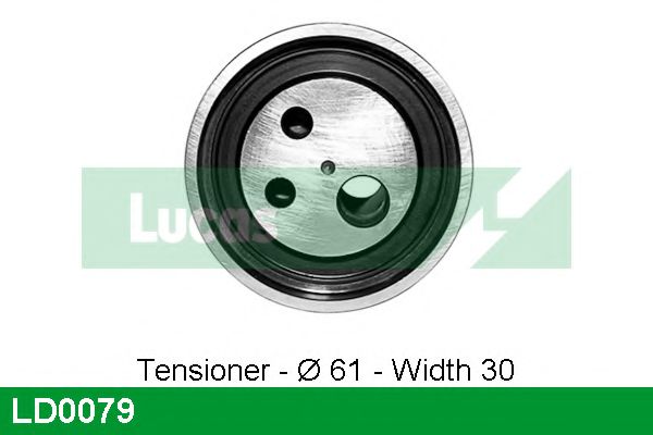 Натяжной ролик, ремень ГРМ LUCAS ENGINE DRIVE LD0079