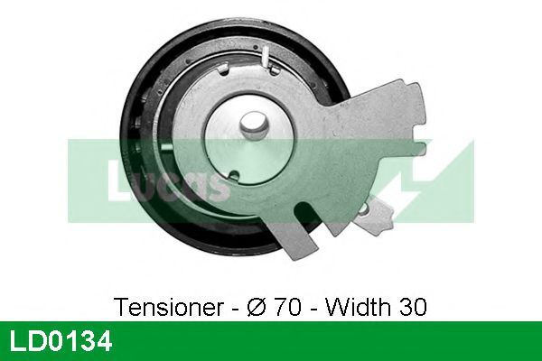 Натяжной ролик, ремень ГРМ LUCAS ENGINE DRIVE LD0134