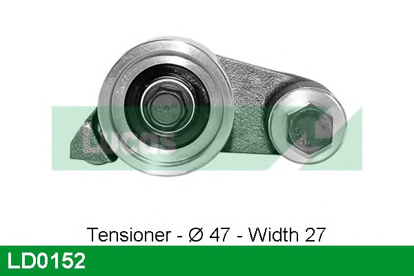 Натяжной ролик, ремень ГРМ LUCAS ENGINE DRIVE LD0152
