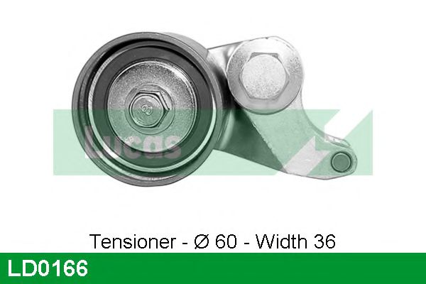 Натяжной ролик, ремень ГРМ LUCAS ENGINE DRIVE LD0166