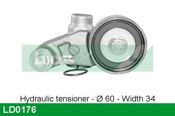 Натяжной ролик, ремень ГРМ LUCAS ENGINE DRIVE LD0176