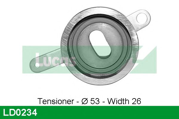 Натяжной ролик, ремень ГРМ LUCAS ENGINE DRIVE LD0234