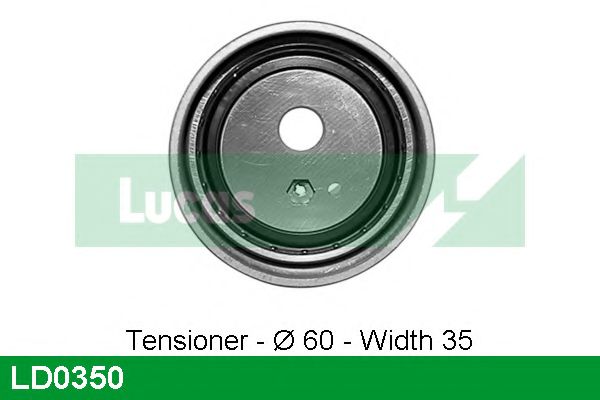 Натяжной ролик, ремень ГРМ LUCAS ENGINE DRIVE LD0350