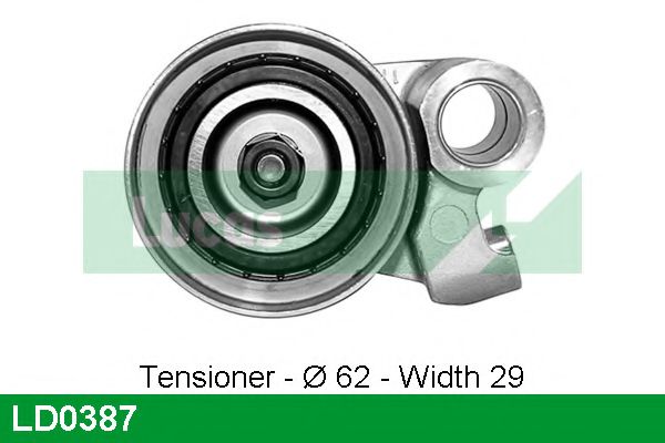 Натяжной ролик, ремень ГРМ LUCAS ENGINE DRIVE LD0387