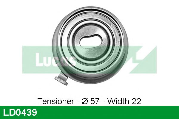 Натяжной ролик, ремень ГРМ LUCAS ENGINE DRIVE LD0439