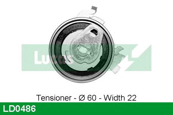 Натяжной ролик, ремень ГРМ LUCAS ENGINE DRIVE LD0486