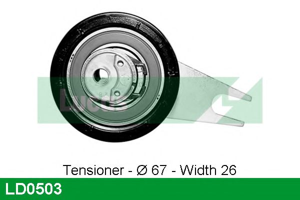 Натяжной ролик, ремень ГРМ LUCAS ENGINE DRIVE LD0503