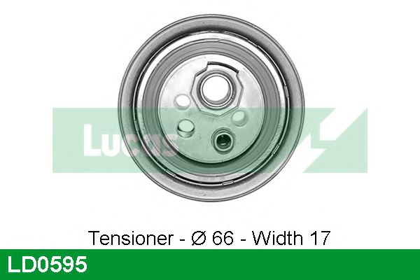 Натяжной ролик, ремень ГРМ LUCAS ENGINE DRIVE LD0595