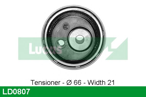 Натяжной ролик, ремень ГРМ LUCAS ENGINE DRIVE LD0807