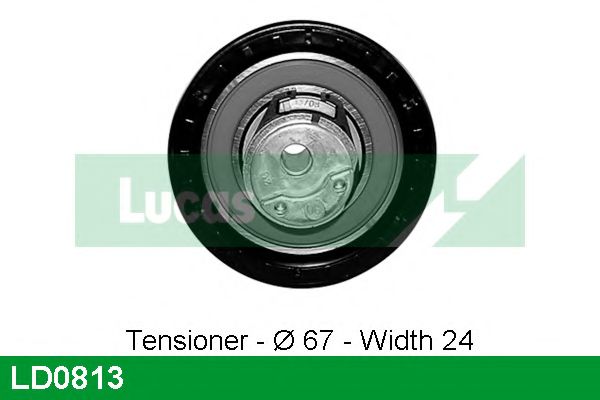 Натяжной ролик, ремень ГРМ LUCAS ENGINE DRIVE LD0813