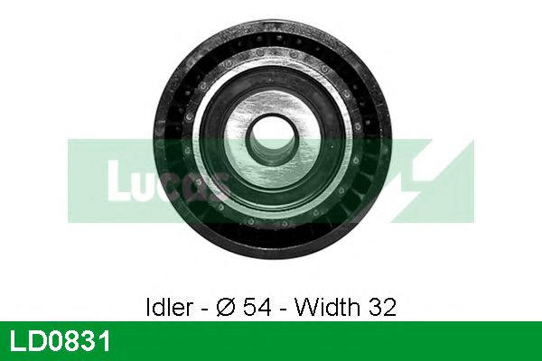 Натяжной ролик, ремень ГРМ LUCAS ENGINE DRIVE LD0831