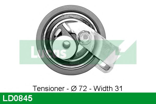 Натяжной ролик, ремень ГРМ LUCAS ENGINE DRIVE LD0845