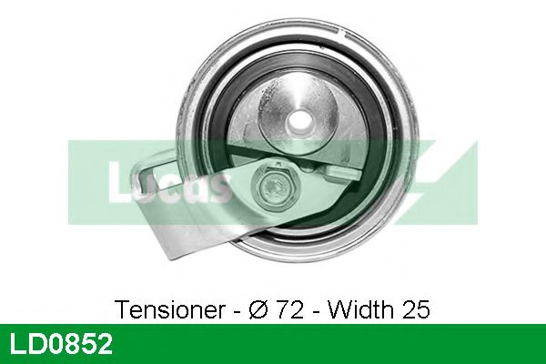 Натяжной ролик, ремень ГРМ LUCAS ENGINE DRIVE LD0852