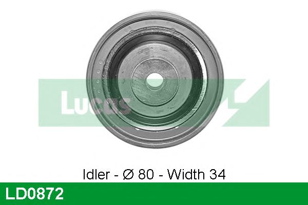 Натяжной ролик, ремень ГРМ LUCAS ENGINE DRIVE LD0872